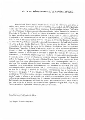0-1-1-1-6-a-t-a Ata da reunião ordinária da Comissão Permanente de Memória - 16 de outubro de 2019