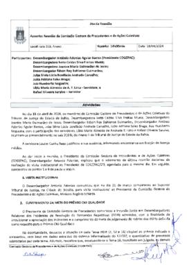 0-1-1-1-22-a-t-a Ata da Comissão Gestora de Precedentes e Ações Coletivas - 18 de abril de 2024