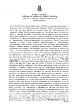 0-1-1-1-97-a-t-a Ata da reunião ordinária da Comissão de Reforma Judiciária - 13 de março de 2025