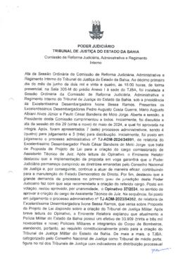0-1-1-1-82-a-t-a Ata da reunião ordinária da Comissão de Reforma Judiciária - 11 de junho de 2024