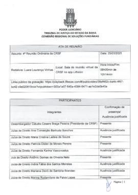 0-1-1-1-12-a-t-a Atas da Comissão Regional de Soluções Fundiárias - 25 de março de 2025