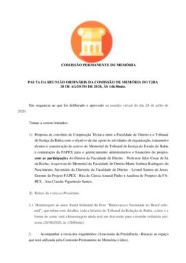 0-1-1-1-9-a-t-a Ata da reunião ordinária da Comissão Permanente de Memória - 28 de agosto de 2020