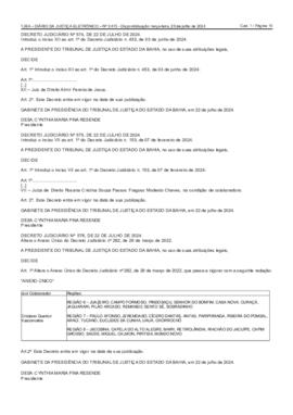 0-1-0-1-3-a-t-o Decreto Judiciário 574, de 22 de julho de 2024