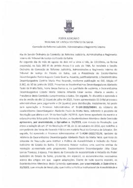 0-1-1-1-62-a-t-a Ata da reunião ordinária da Comissão de Reforma Judiciária - 02 de agosto de 2023